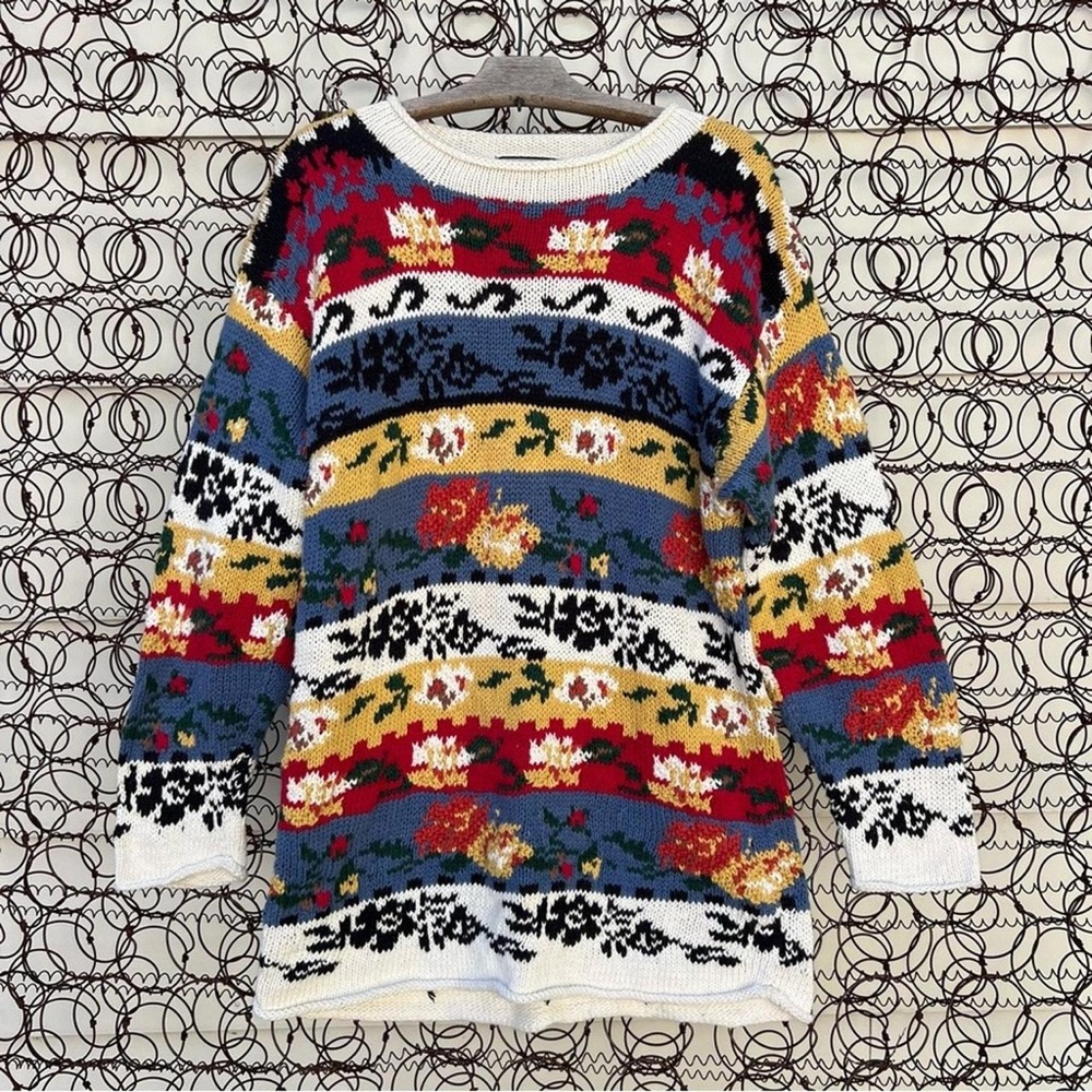 American Vintage Colorful Striped Sweater